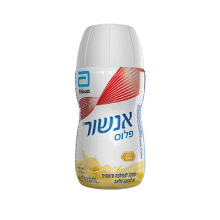 אנשור פלוס | משקה להשלמה תזונתית או לתזונה מלאה בטעם בננה 220 מ"ל