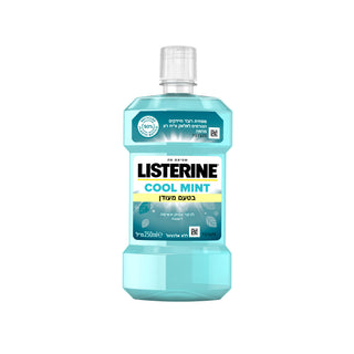 LISTERINE | COOLMINT 250ML  בטעם מעודן